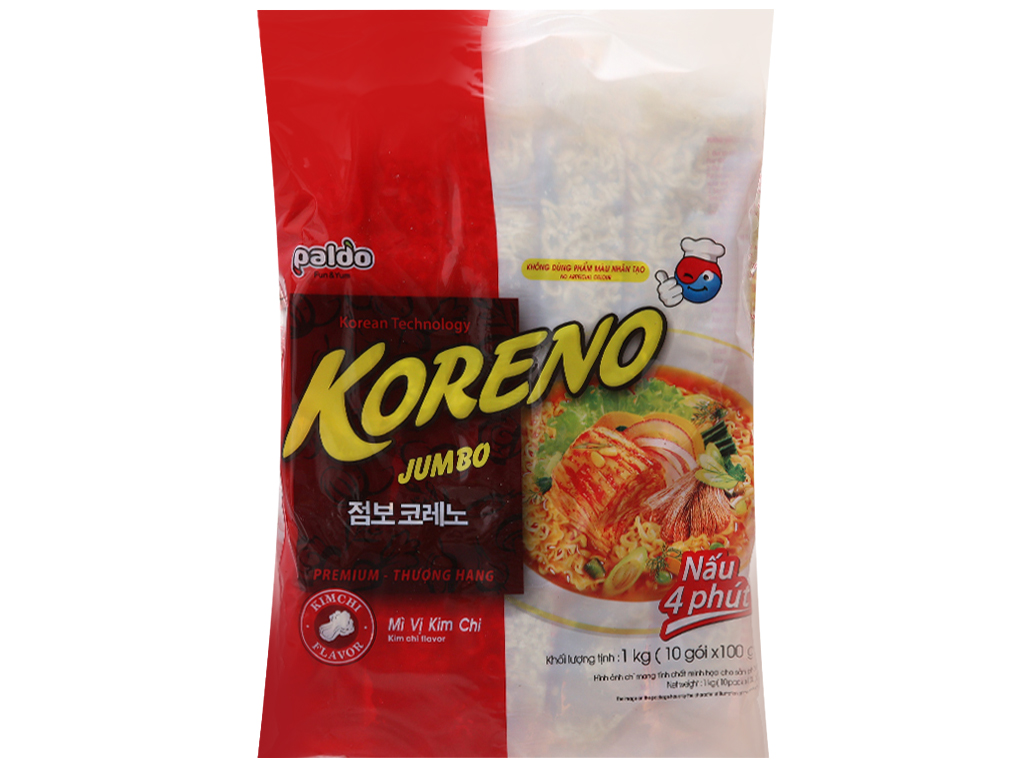 Mì KORENO vị KIM CHI túi 10gói
