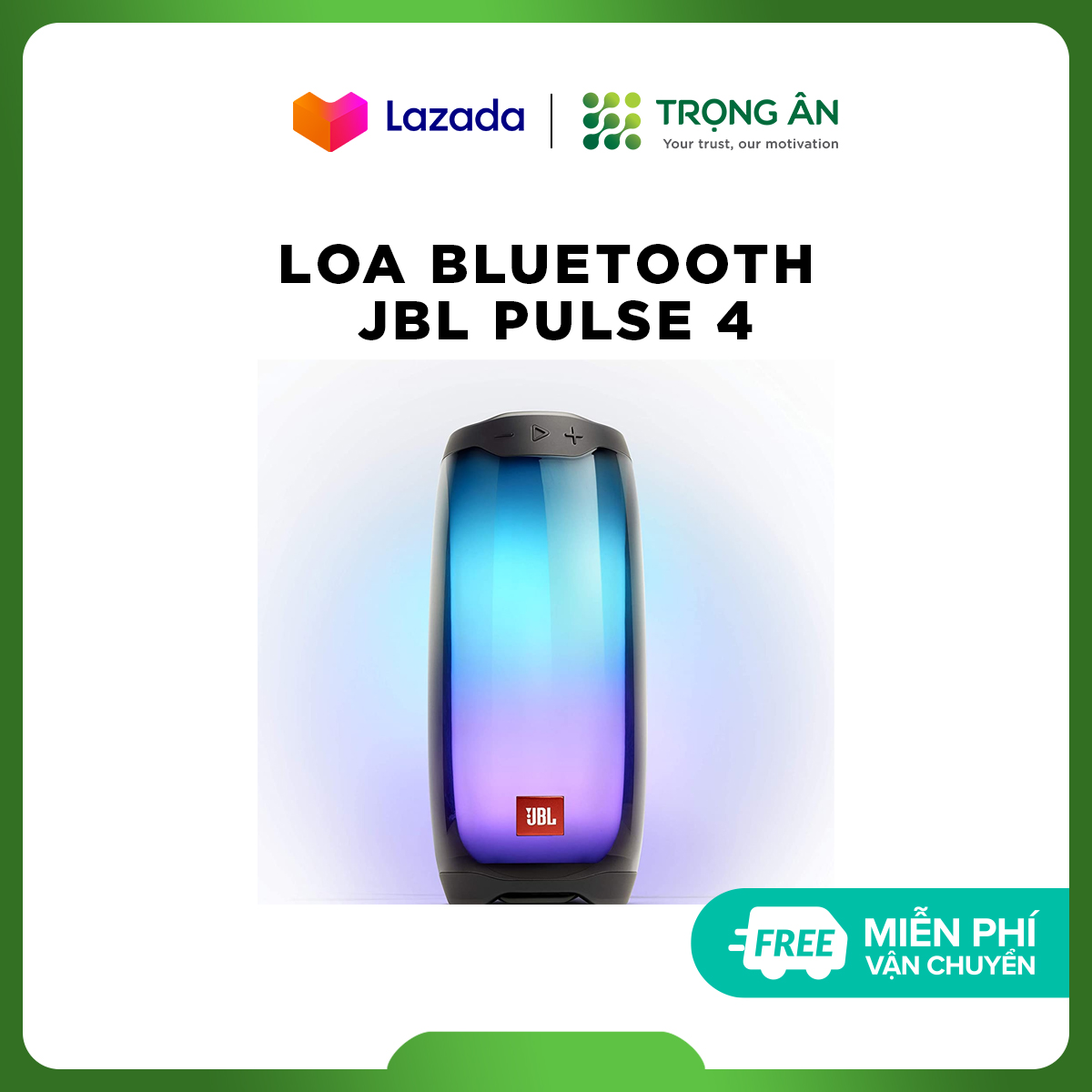 [HCM]Loa Bluetooth JBL Pulse 4 - Hàng Chính Hãng
