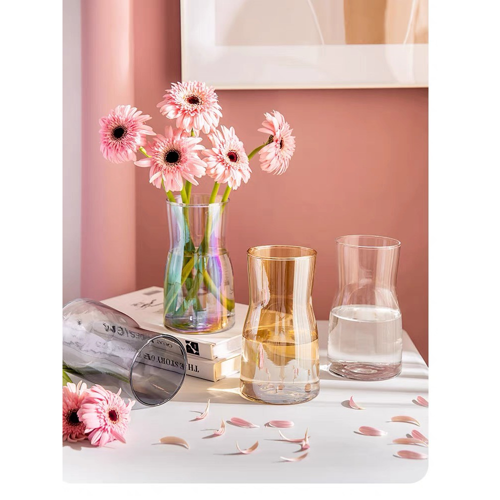 Lọ hoa thủy tinh Daisy - Phong cách bắc âu đơn giản