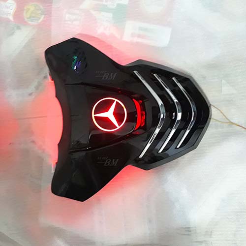 mặt nạ sh độ led logo mercedes