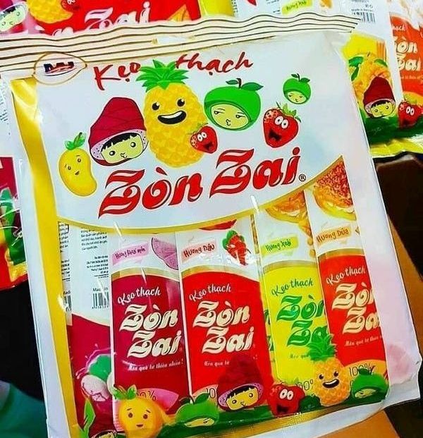Túi 700gr- Kẹo thạch zòn zai MH thanh dài