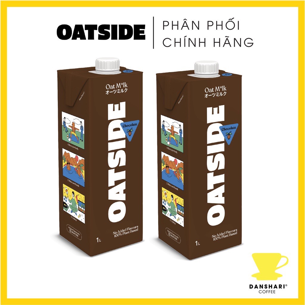 [Expiry Date: Sep, 2025] OATSIDE Chocolate Oat Milk (2 x 1L)