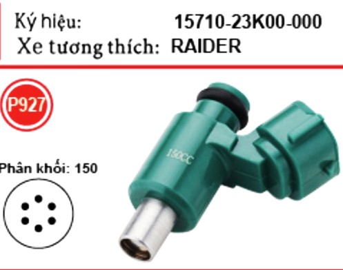 KIM PHUN XĂNG XE RAIDER