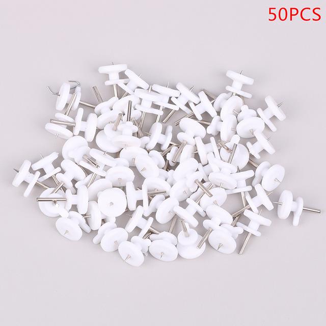 ❂ 50pcs Invisible Wall Mounted Nails Painting Frame Holder Wedding Photo Hanger Hooks for Hard Wood Solid Walls Home Accessories