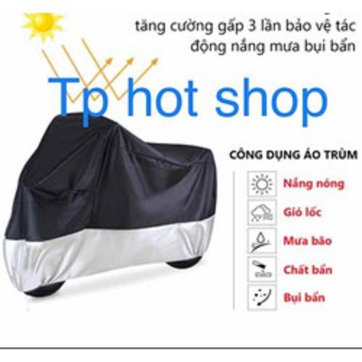 Áo Trùm Xe Vải Dù Siêu Lớn MÔ TÔ