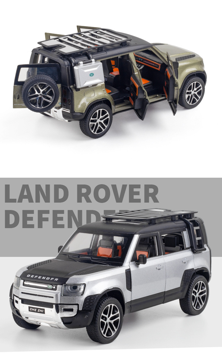Mô hình xe Land Rover Defender, tỉ lệ 1/24 ( xe có sẵn )