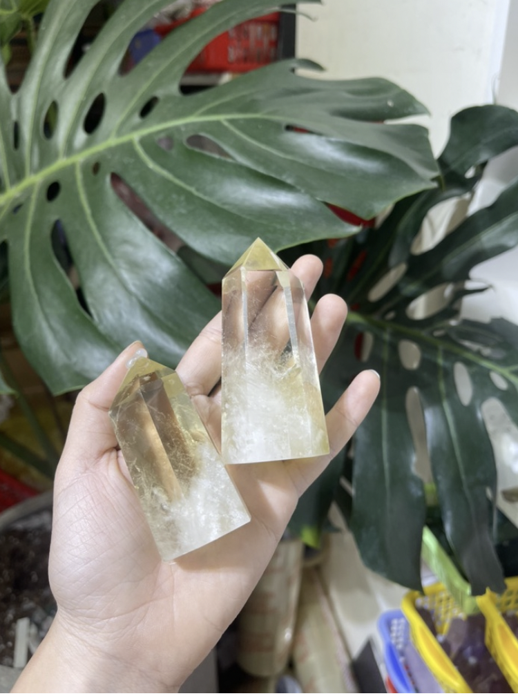 Trụ đá thạch anh vàng | Citrine Point | CADA DECOR
