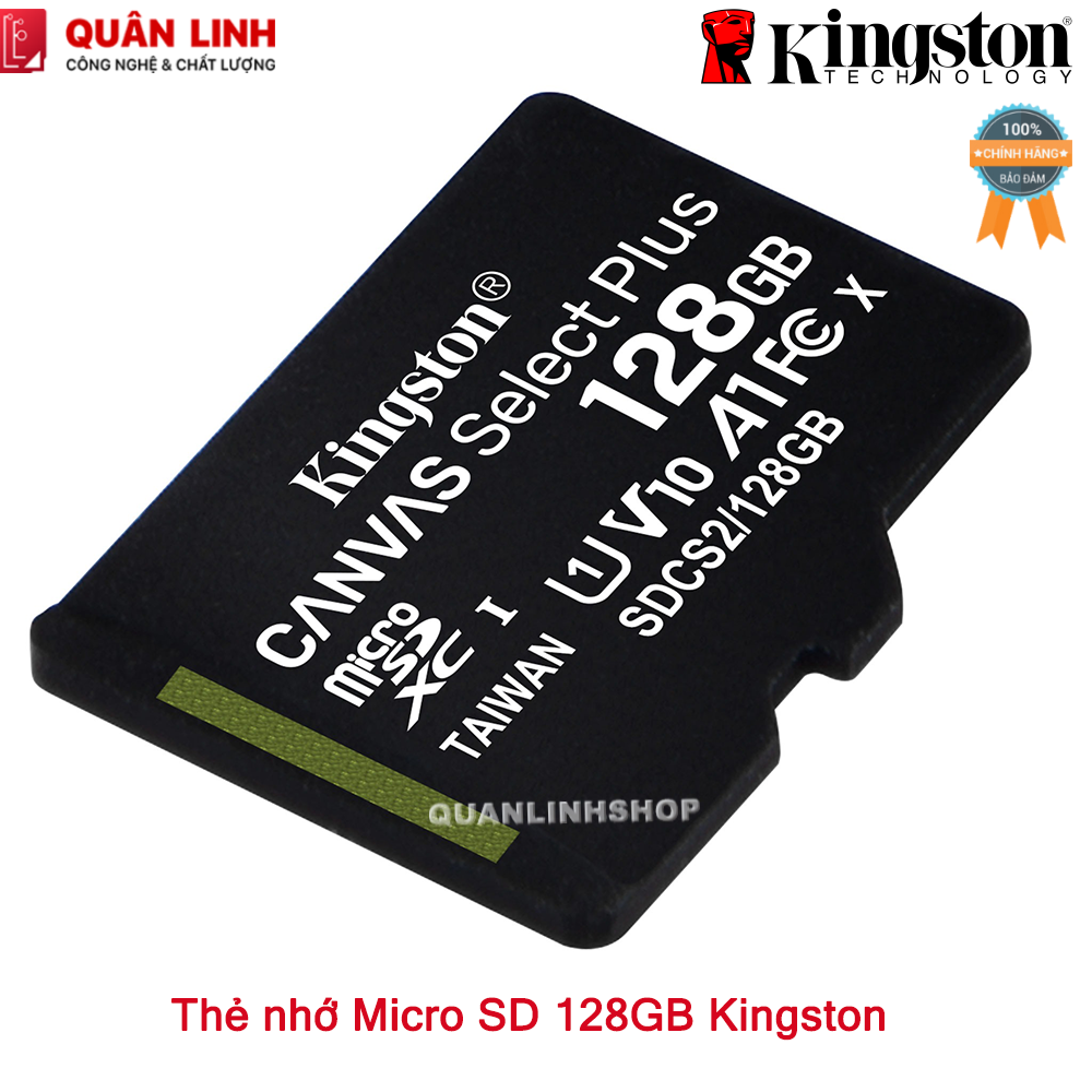 Thẻ nhớ Micro SD Kingston dung lượng 32GB - 128G