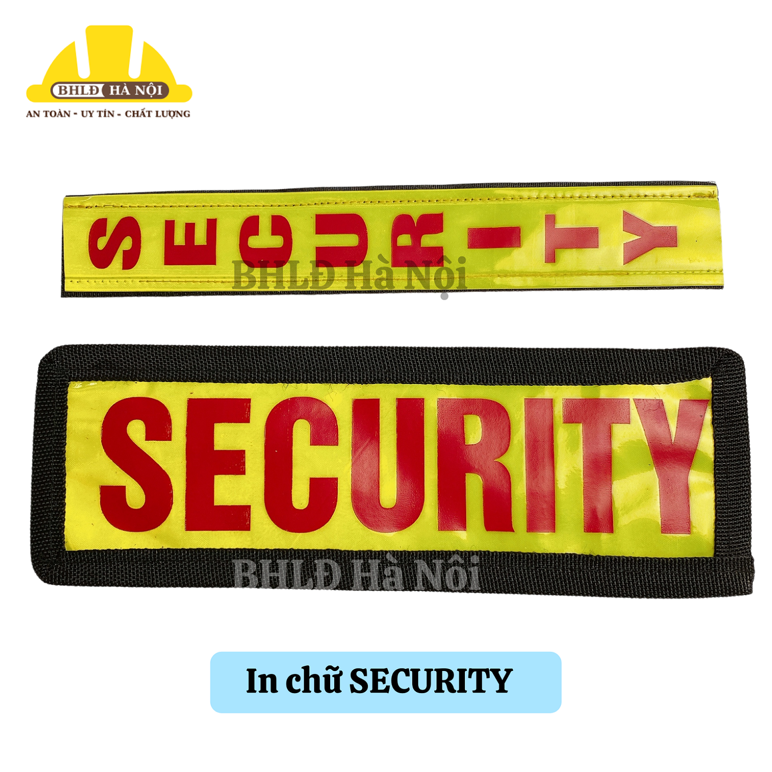 Bộ phản quang SECURITY gắn áo đeo CCHT