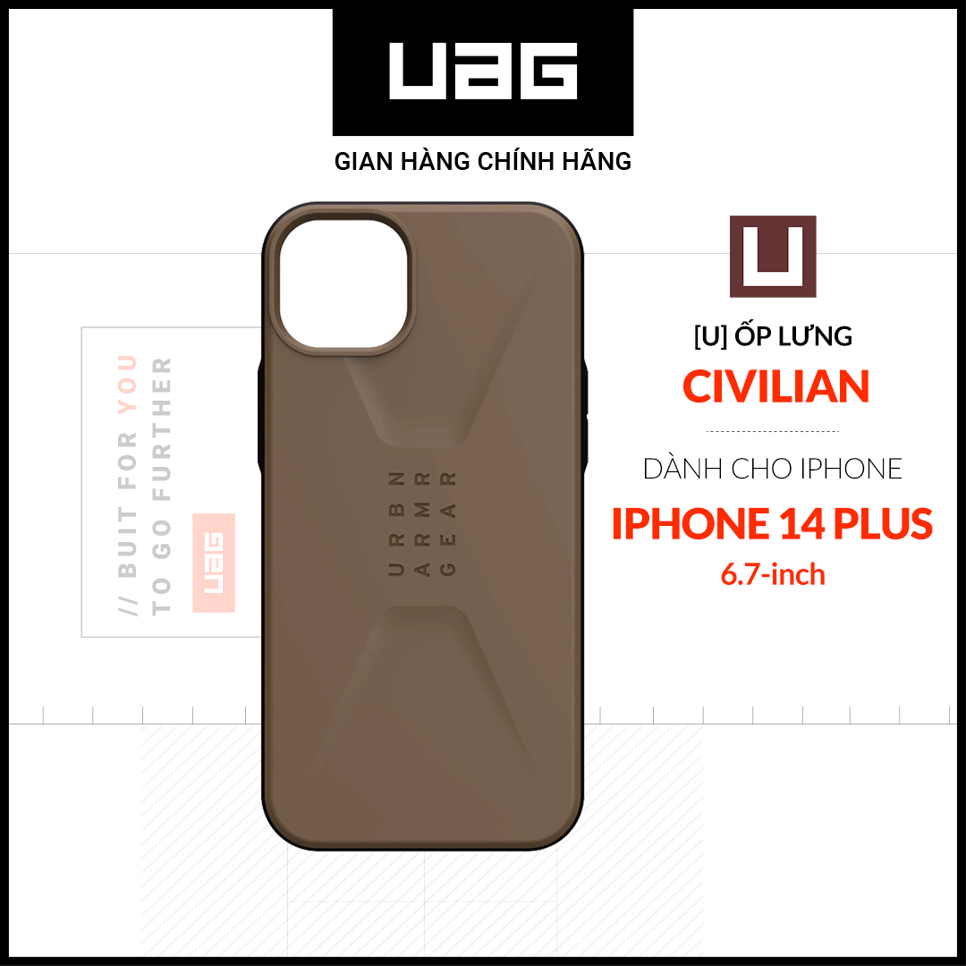Ốp Lưng UAG CIVILIAN Cho iPhone 14 Plus [6.7 INCH]