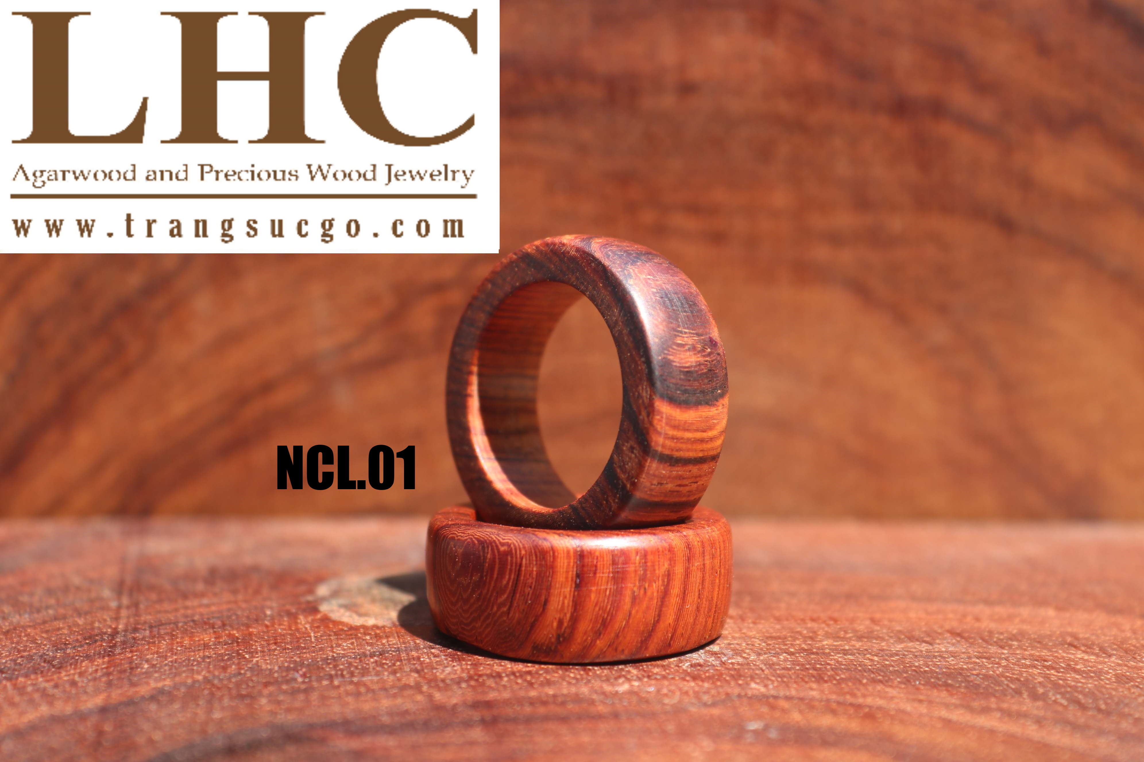 Nhẫn Gỗ Cẩm Lai (NCL.01)