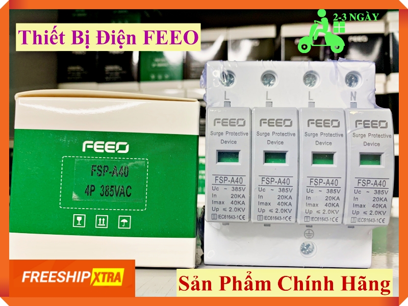 Chống sét lan truyền AC - FEEO (4P/385VAC)