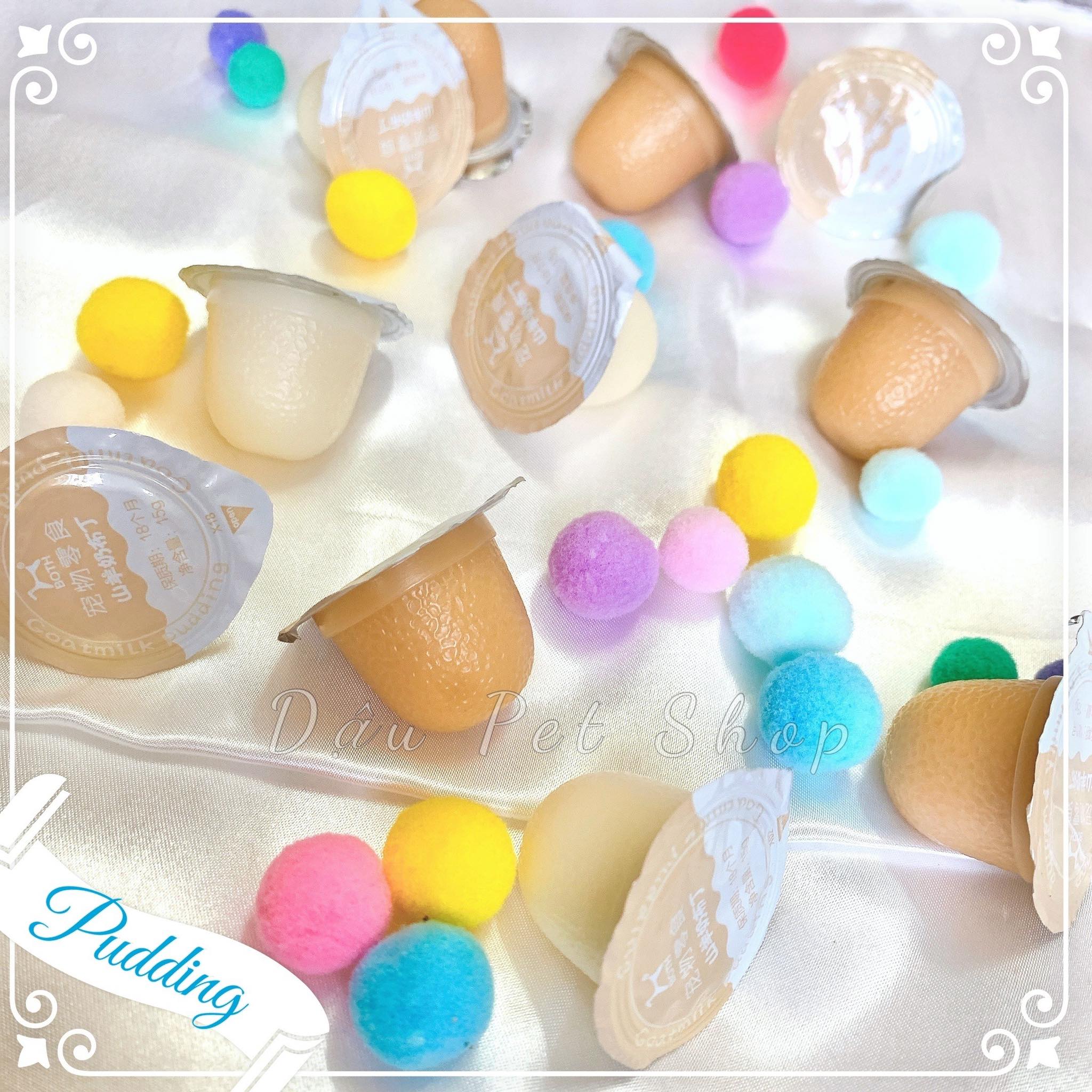[Lẻ] Viên pudding sữa dê cho mèo