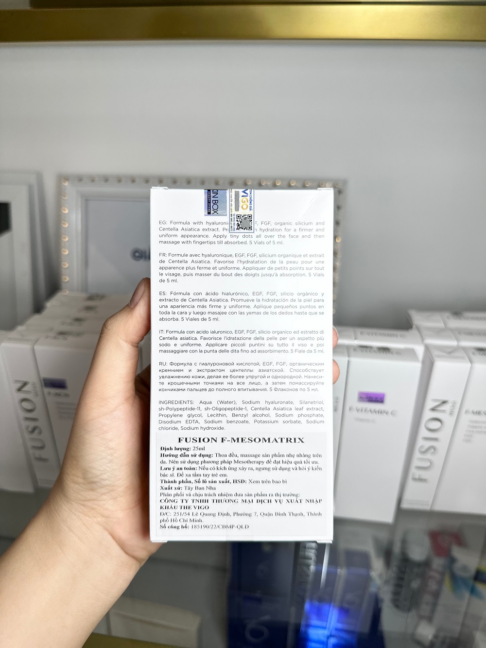 Fusion Meso Mesomatrix Tinh chất làm đầy sẹo rỗ (f-meso matrix)(5ml)