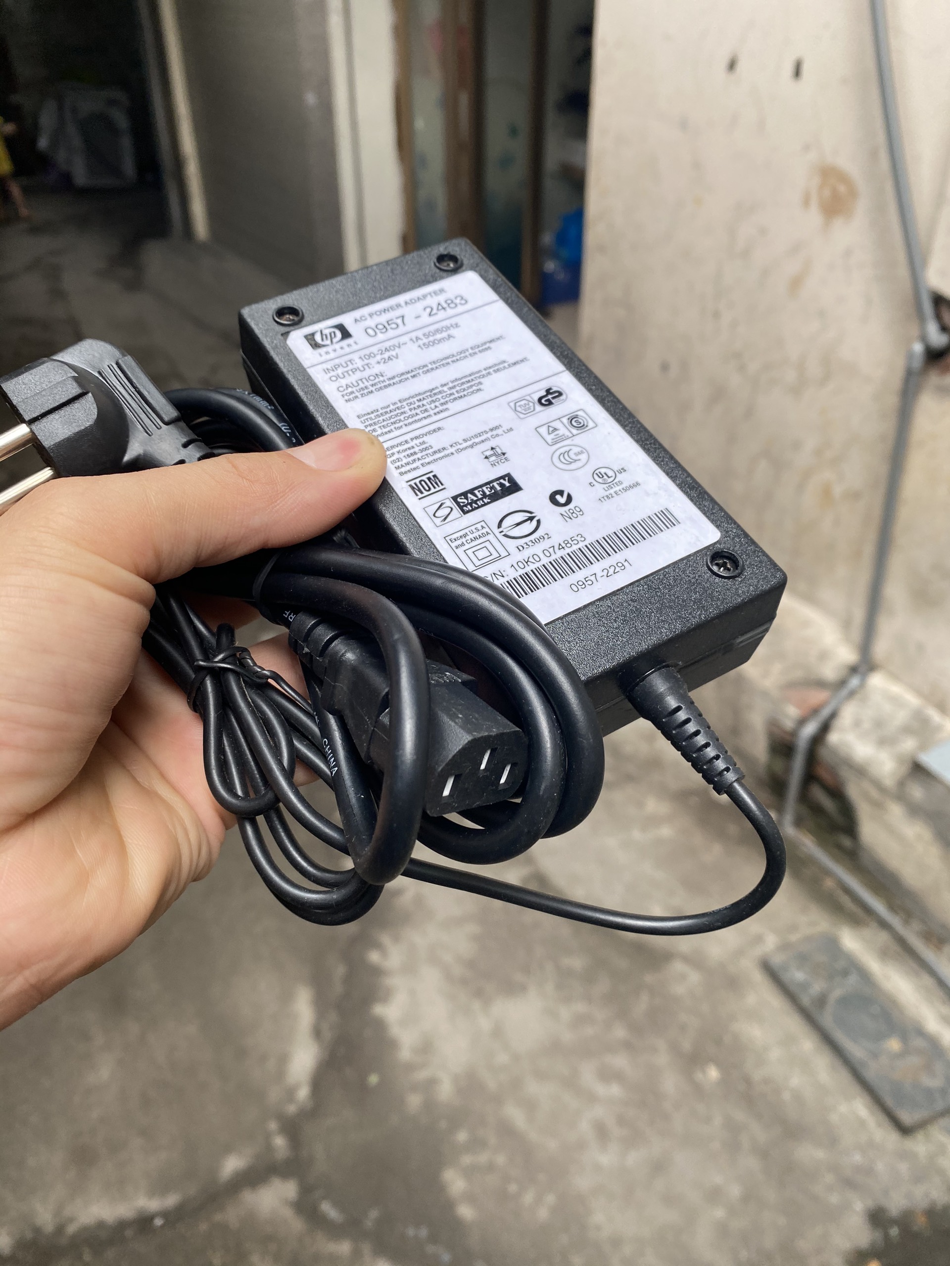 Adapter nguồn 24V dùng cho máy Scan HP 3000 S2