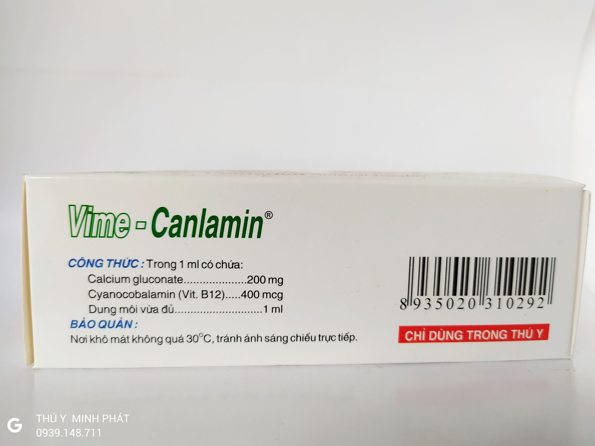 CALAMIN B12 VITAMIN B12 (HỘP 10 ỐNG 5ML)
