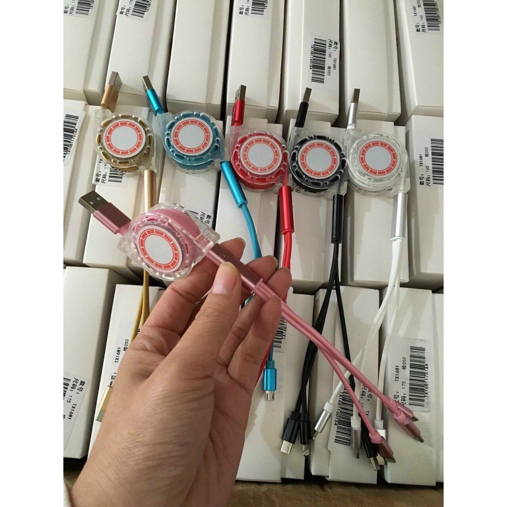 CAP05 - [07-17] Cáp 3 đầu rút gọn dài 1m