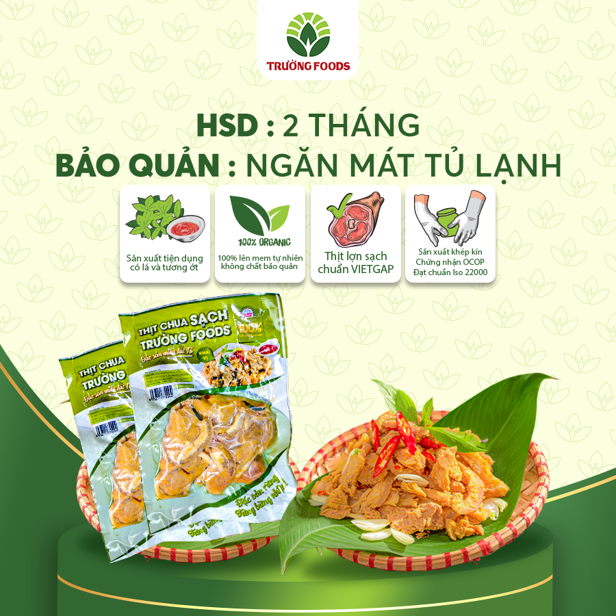 Combo 3 Thịt Chua Khai Vị 100gr/gói