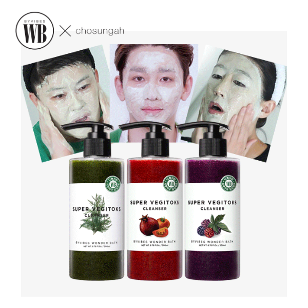 Sữa Rửa Mặt Rau Củ Sủi Bọt Thải Độc Da Byvibes Wonder Bath Super Vegitoks 300ML