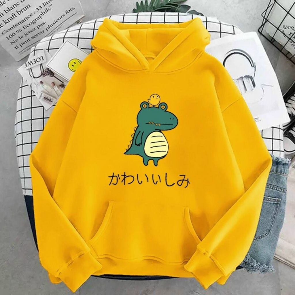 ÁO KHOÁC NỈ UNISEX FORM RỘNG NAM NỮ NHIỀU MÀU IN LOGO KHỦNG LONG CỰC ĐẸP ÁO KHOÁC HOODIE LOCAL BRAND