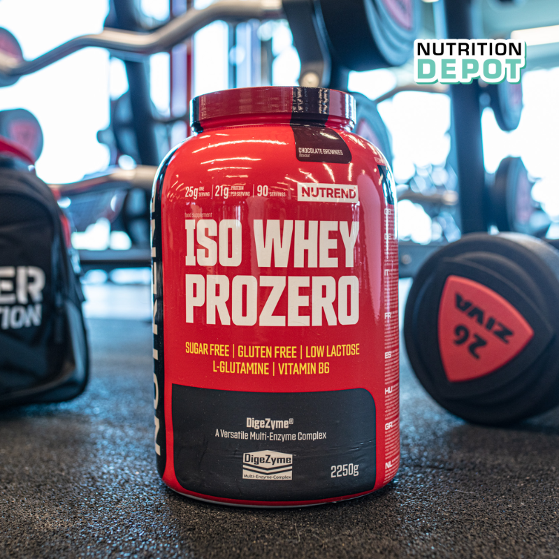 Whey Isolate cao cấp bổ sung đạm protein - Nutrend Whey Protein Isolate Iso Prozero Hộp 2250g - Nutrition Depot Vietnam