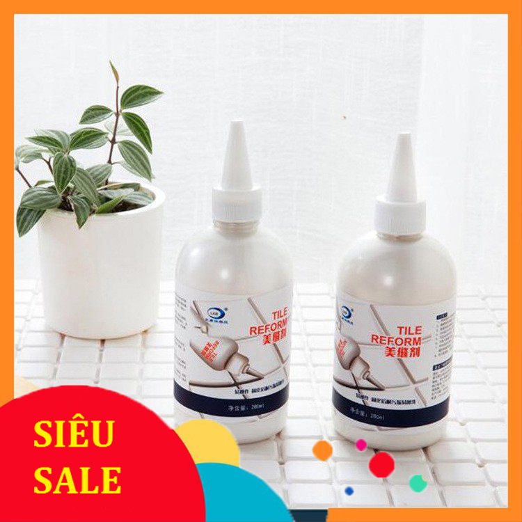 Lọ sơn kẻ chỉ gạch 280ml , sơn chỉ gạch nền nhà Hàn Quốc , Chai sơn chỉ gach chai kẻ viền gạch làm mới nền gạch cao cấp