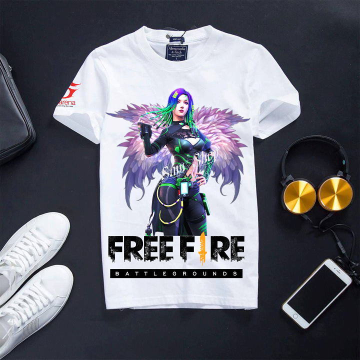 Áo Free Fire in hình 3D sắc nét bảo hành hình in trọn đời MOco