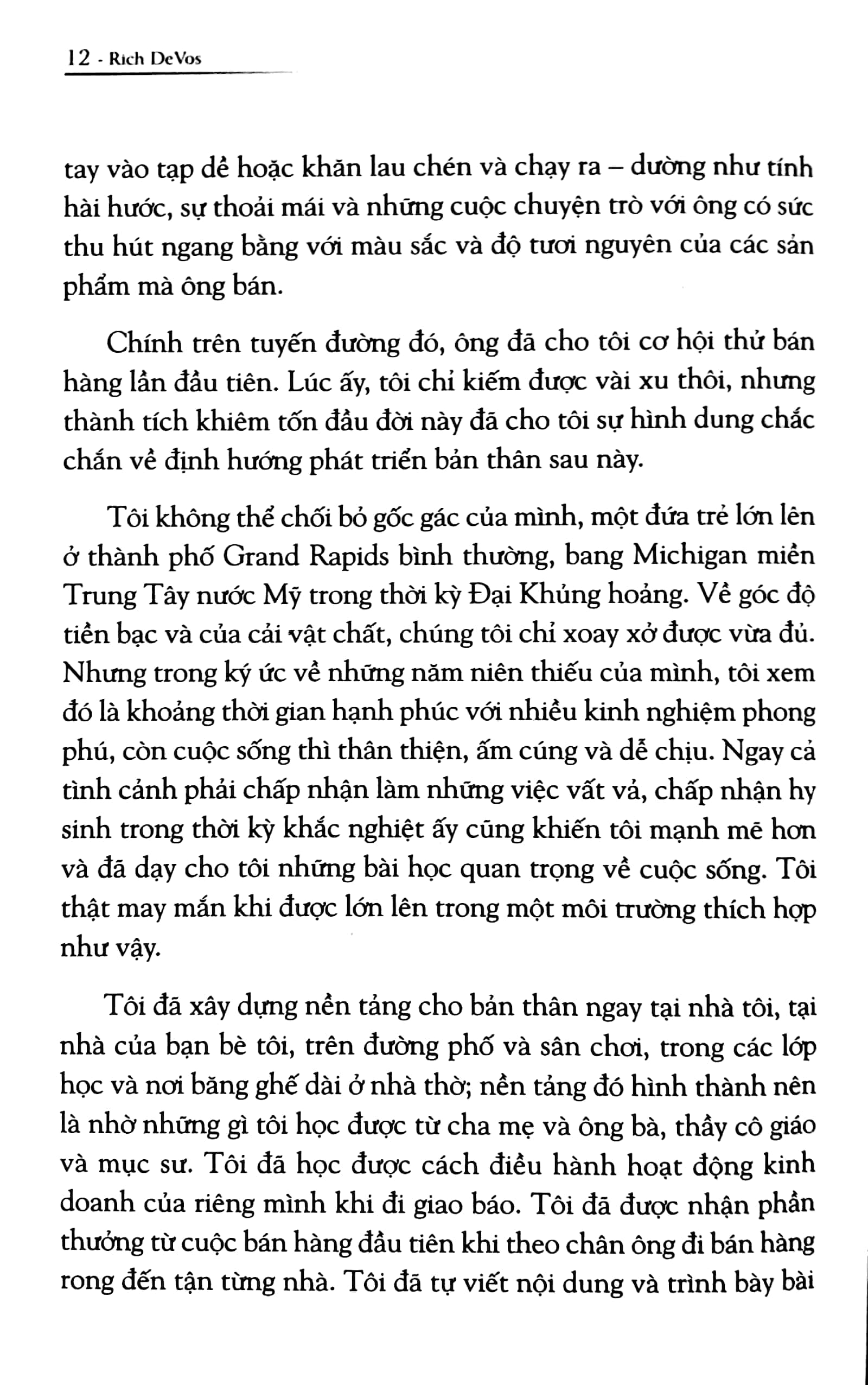 Fahasa - Hồi Ký Rich DeVos - Con Đường Tỷ Phú