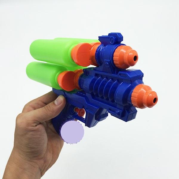 Đồ chơi xịt nước 1 nòng, 2 bình nước dự trữ nhỏ cho bé chơi thỏa thích