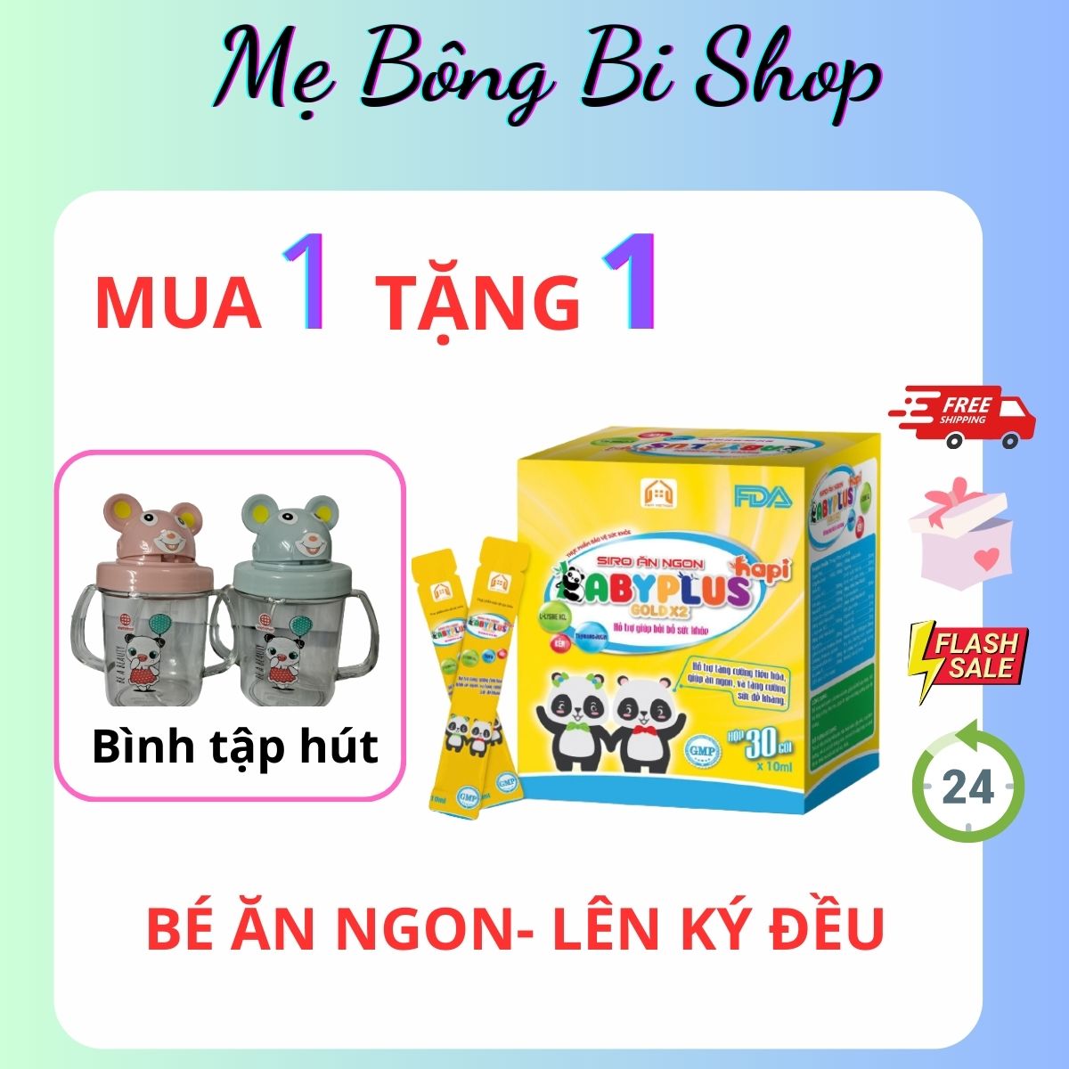 SIRO ĂN NGON BABYPLUS 30 GÓI KÈM QUÀ
