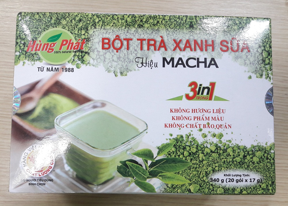 [HCM]BỘT TRÀ XANH SỮA Hiệu Macha (TRÀ XANH SỮA) - Thương Hiệu Hùng Phát