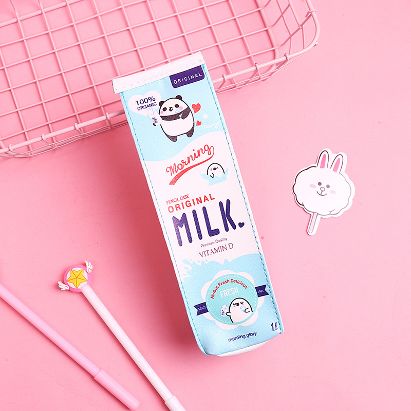 Hộp bút hình hộp sữa dễ thương