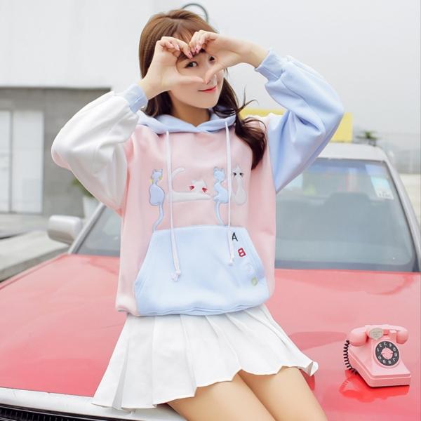 Áo khoác nỉ hoodie cặp đổi nam nữ 2 màu siêu chất ngất 2019