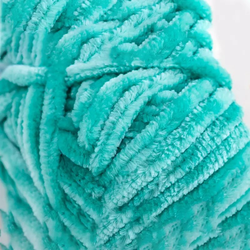 Len Nhung Chenille Sợi Siêu Mềm Mại Cuộn 100gr