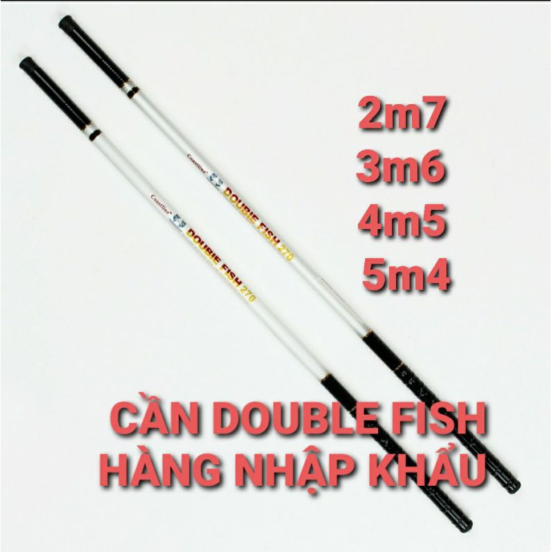 Cần tay double fish 2 con cá