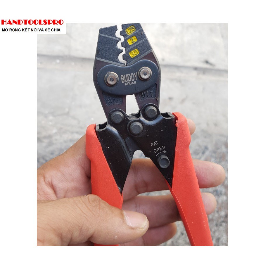 Kìm bấm Đầu cos 3.5mm2 A0048 BUDDY