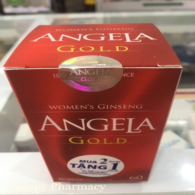 (Chính hãng)Sâm Angela Gold Chai 60viên
