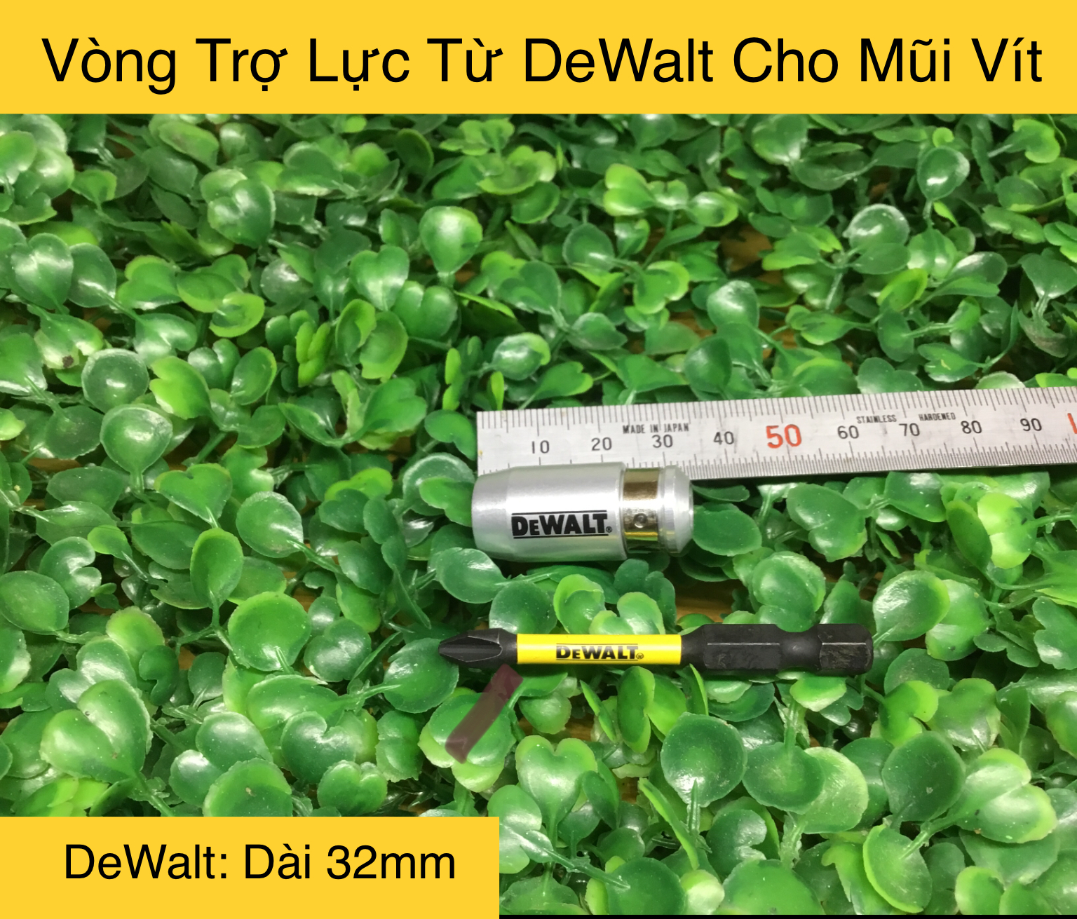 Bộ Mũi Vít DeWalt Chính Hãng USA Ph2-58mm 5+1 Free