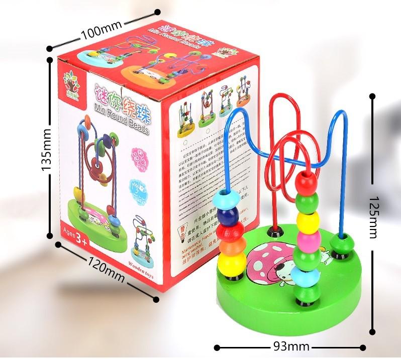 Đồ chơi luồn hạt gỗ