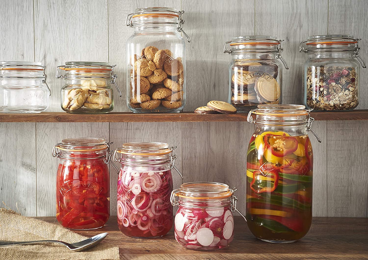 HŨ THỦY TINH VUÔNG KILNER 2 LÍT