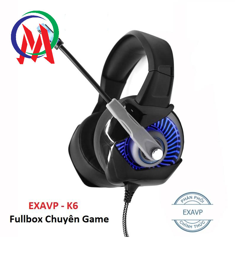 [HCM]Headphone Cao Cấp Gaming EXAVP-K6 LED + Full Box