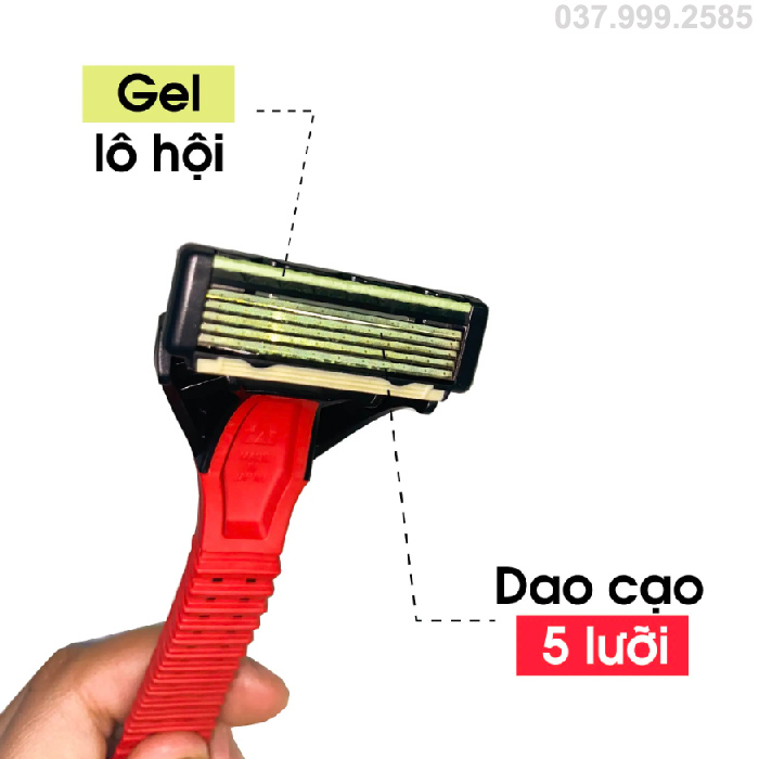 Dao cạo râu KAI Nhật Bản 5 lưỡi kép