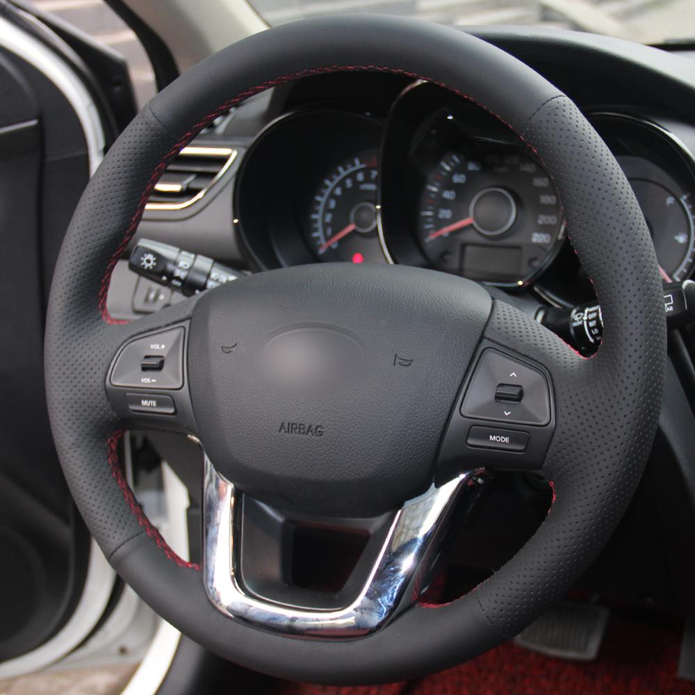 Bọc vô lăng xe Kia Rio 2011-2017