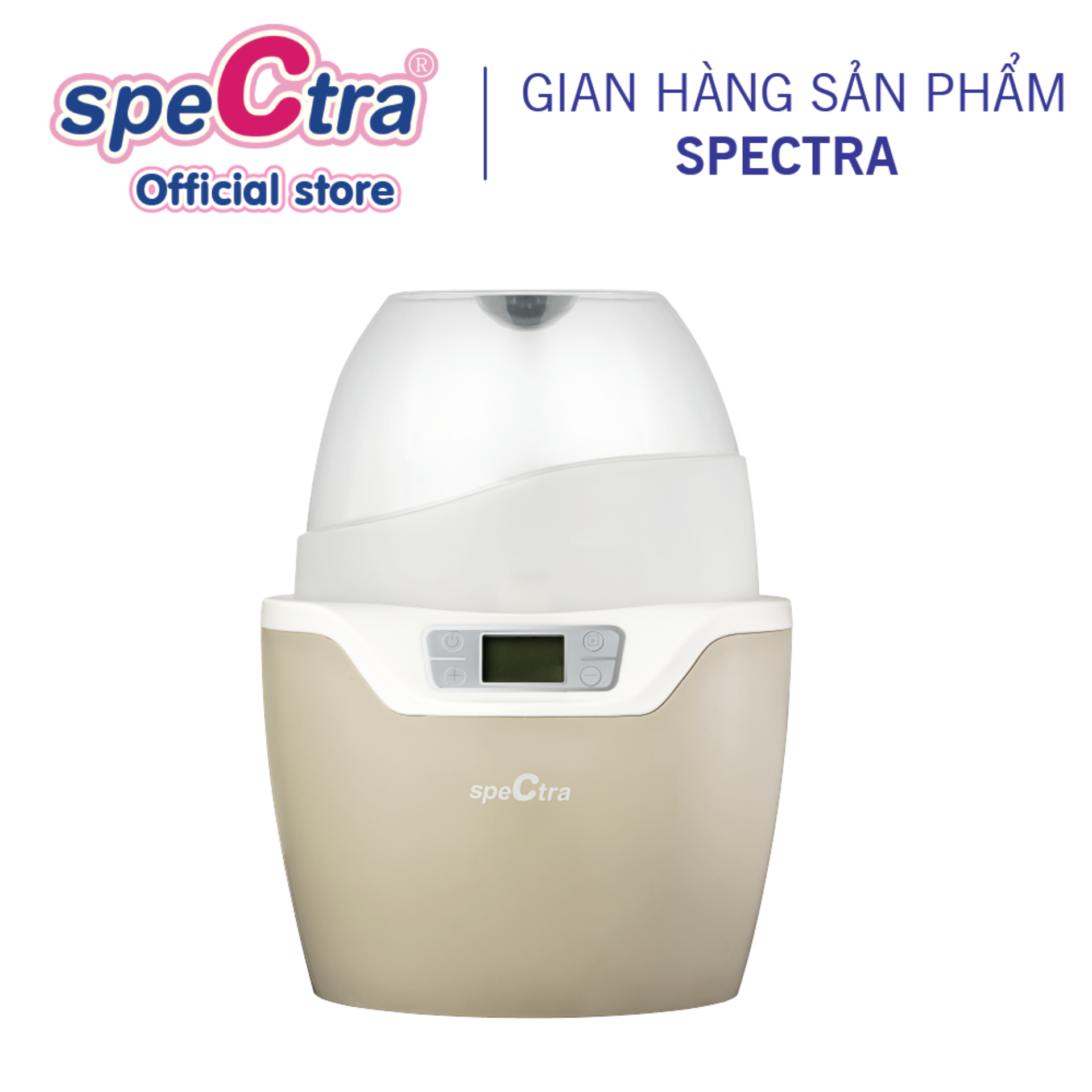 Máy Hâm Sữa Đa Năng Spectra - 3 in1, Tiệt Trùng, Hấp Thức Ăn, Hàng Chính Hãng (Bảo Hành 12 Tháng)