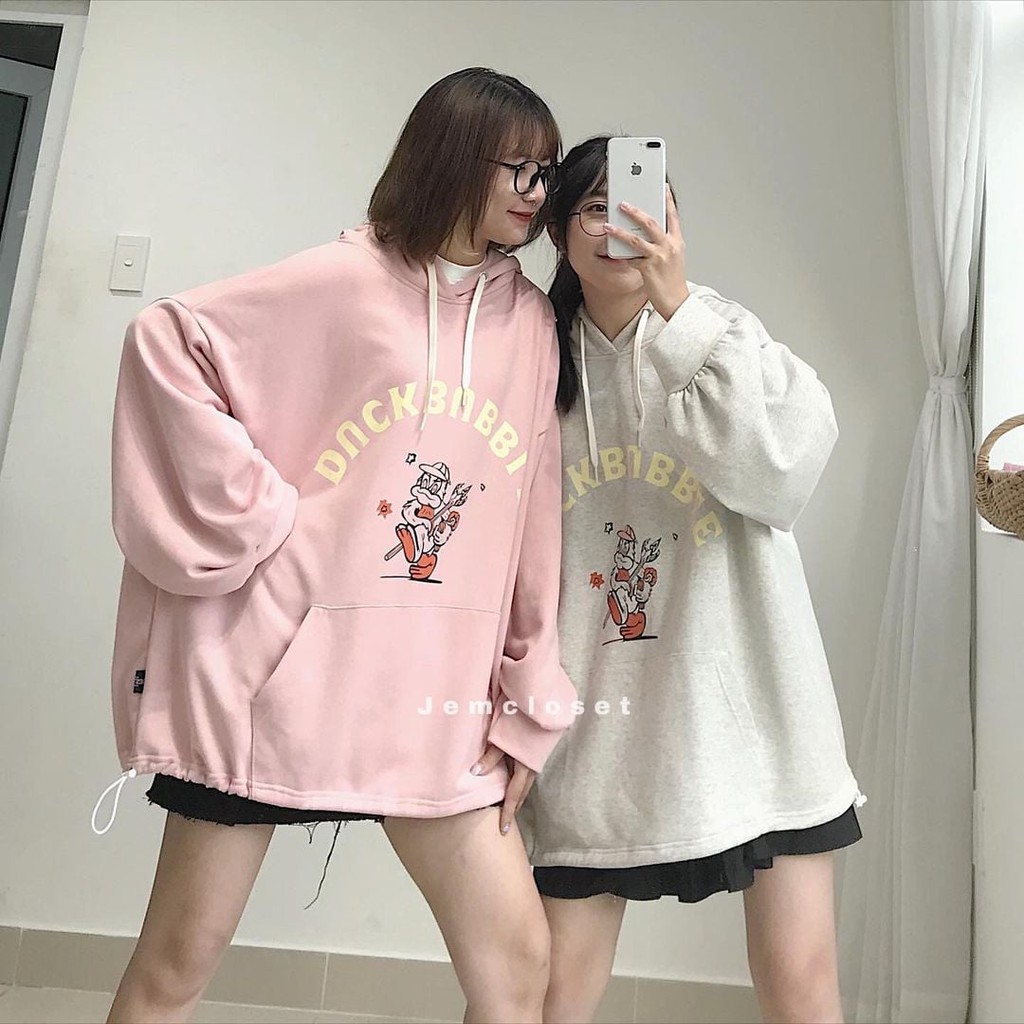 Áo hoodie họa tiết DUCKBUBBLE - 10002 ( Jem Closet )
