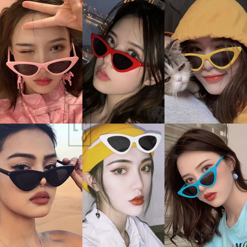 Kính Tam Giác Unisex - Kính Mắt Mèo Tam Giác Ulzzang