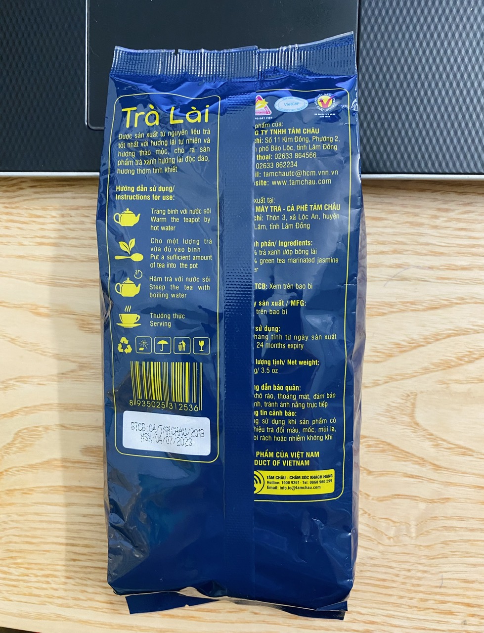 [HCM]5 GÓI TRÀ LÀI CẤP TRUNG TÂM CHÂU 100G