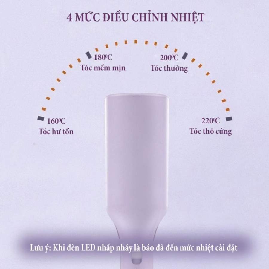 Máy uốn tóc hippie, máy uốn làm xoăn tóc sóng nước