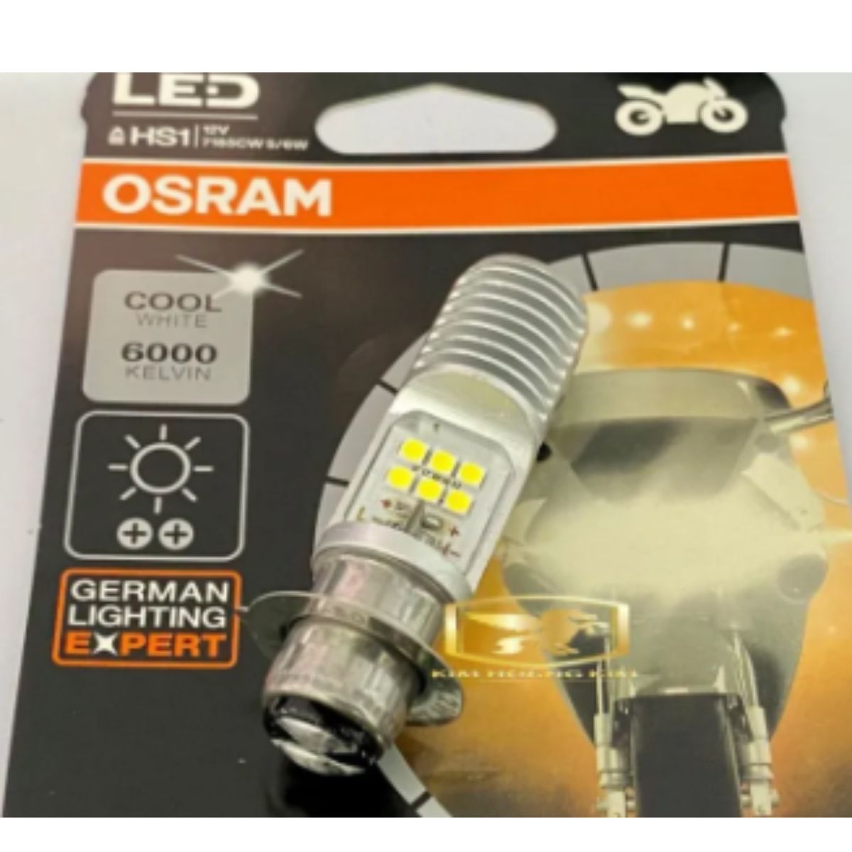 Đèn Pha Led OSRAM Chân H4,M5 với 6 Tim Led Dành Cho Xe Máy siêu sáng
