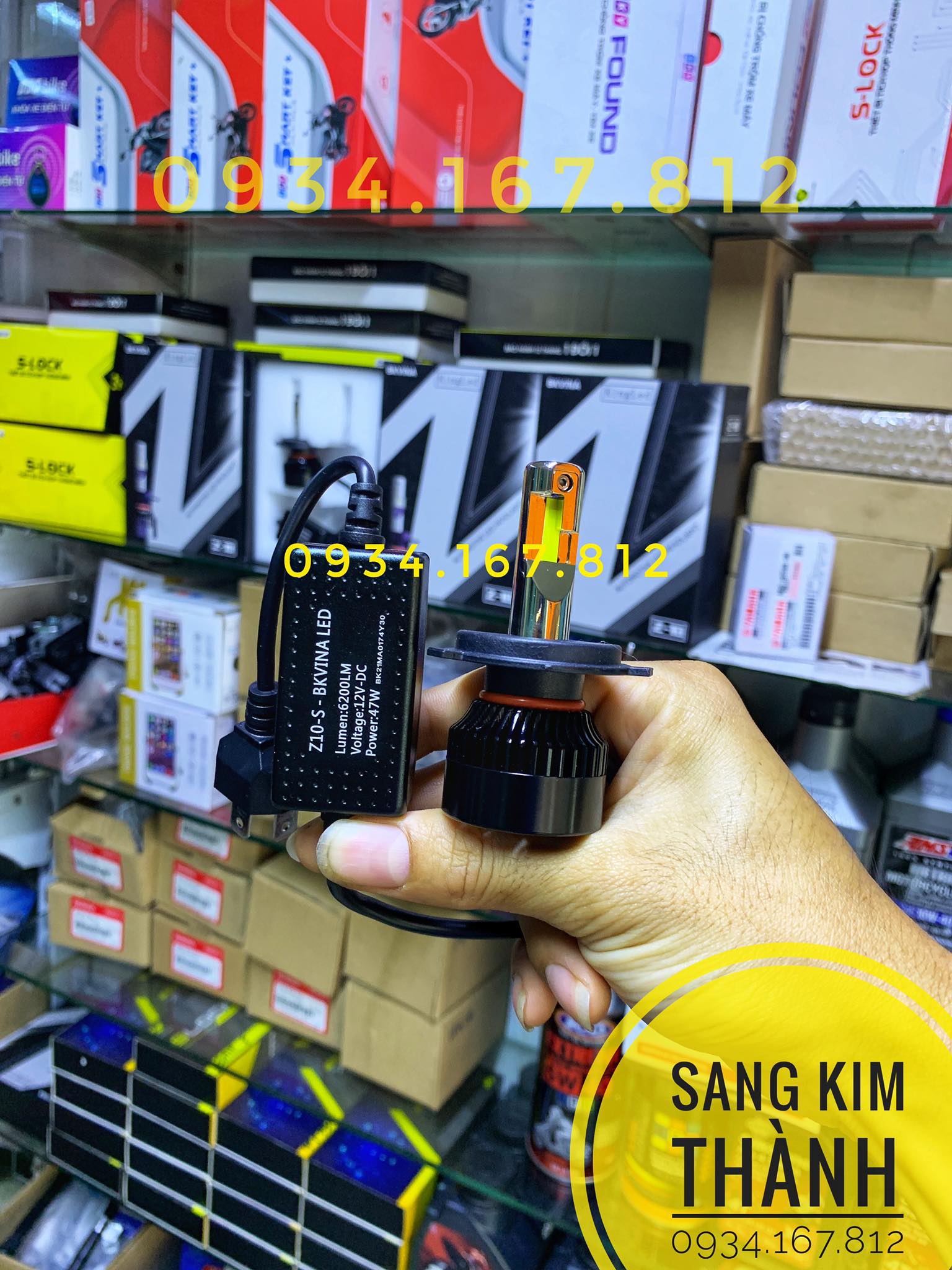Đèn king led z10s chính hãng cải tiến bật pha giữ cos